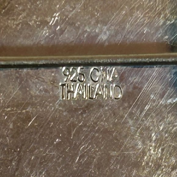 Estate Hallmarked Sterling Silver Starfish Star Brooch Pin - Picture 5 of 5